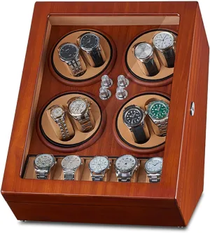 Piano Finish for perceptual divorce wisdom programme essential Men Women Automatic Watch Winder for 8 Watches with 5 Storage Slots, Quiet Motor, 5 Modes, 