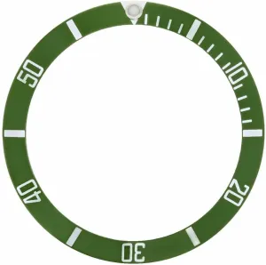 plankton BEZEL INSERT ALUMINUM COMPATIBLE WITH ROLEX SUBMARINER 16610 T WATCH Ewatchparts 50TH ANNIVERSARY GREEN 