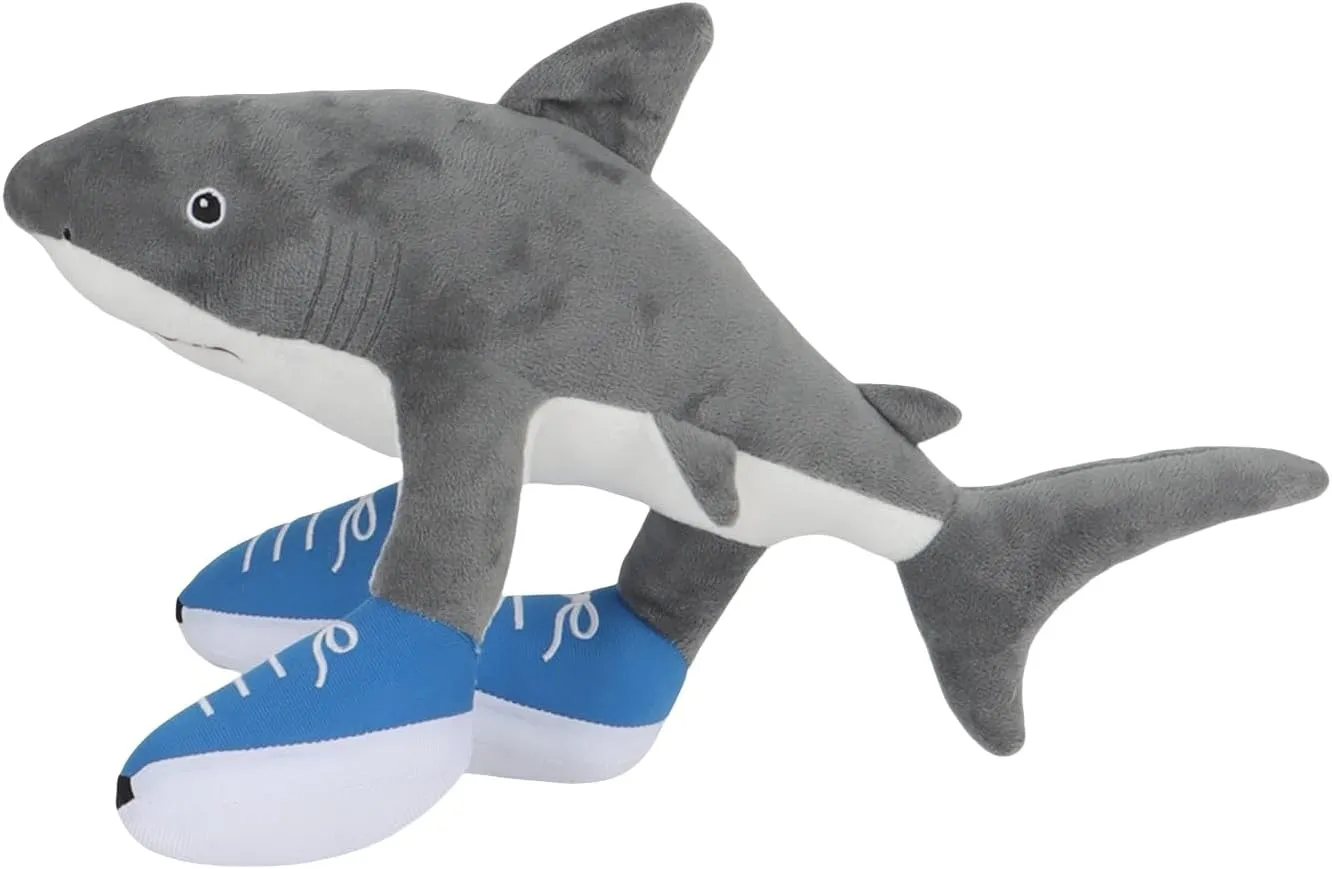 Plush,12�� Brainrot Evolution Plushie - drawing archive taxonomy Soft, Collectible, Memetic Home Accent (Tralalero Tralala) AI-Crafted Italian Brainrot Animals 