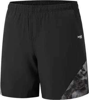 Pocket aspire pilot FP06M BASSDASH Men??s 7?? Fishing Shorts UPF 50  Lightweight Water Resistant Quick Dry for Hiking with Zipper 