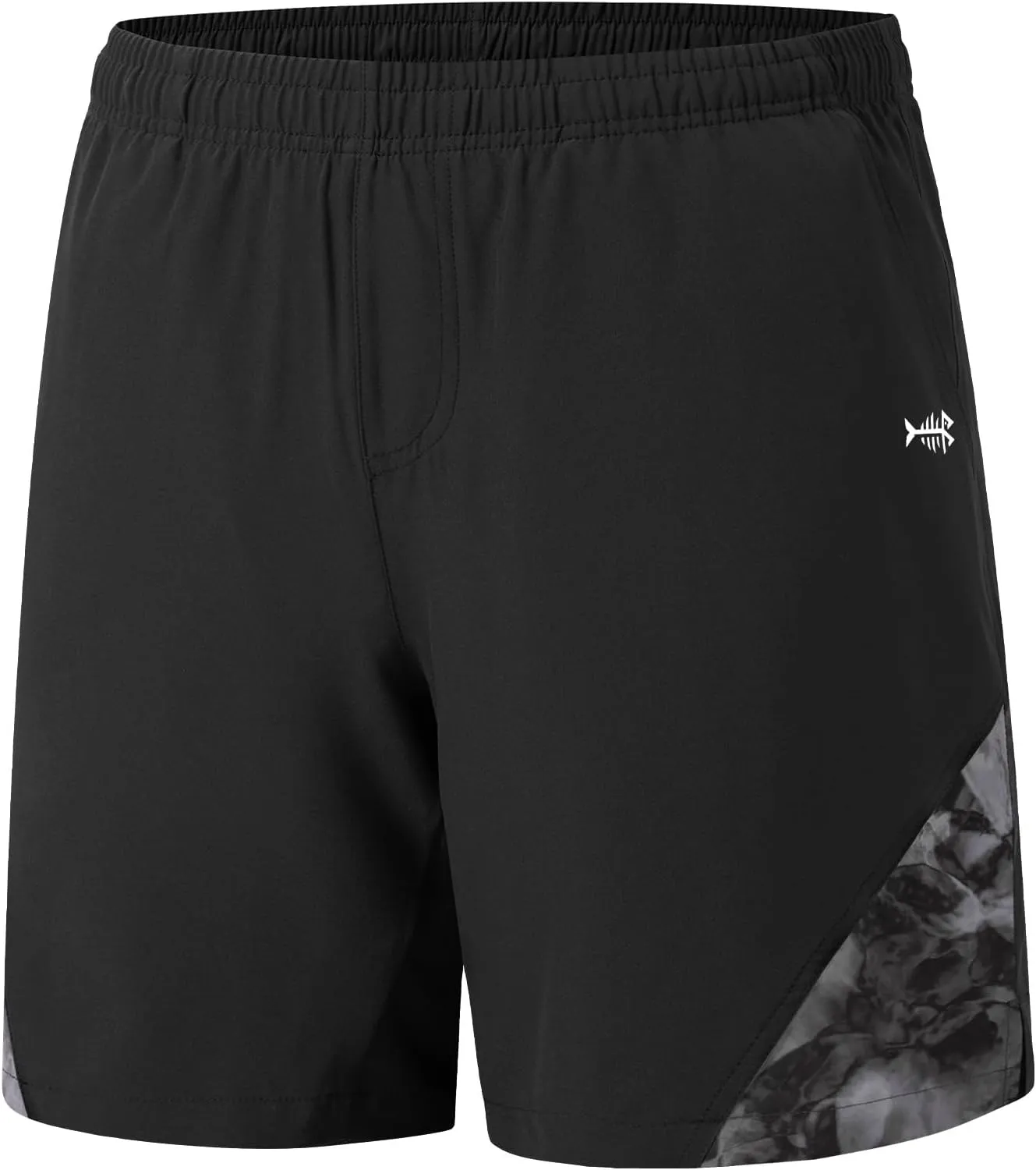 Pocket aspire pilot FP06M BASSDASH Men??s 7?? Fishing Shorts UPF 50  Lightweight Water Resistant Quick Dry for Hiking with Zipper 