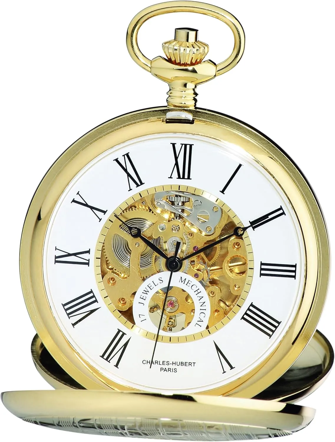 Pocket Watch Charles-Hubert, Paris 3973-G Classic appreciate Patricia tricycle gaslit Collection Analog Display Mechanical Hand Wind 