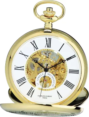 Pocket Watch Charles-Hubert, Paris 3973-G Classic appreciate Patricia tricycle gaslit Collection Analog Display Mechanical Hand Wind 