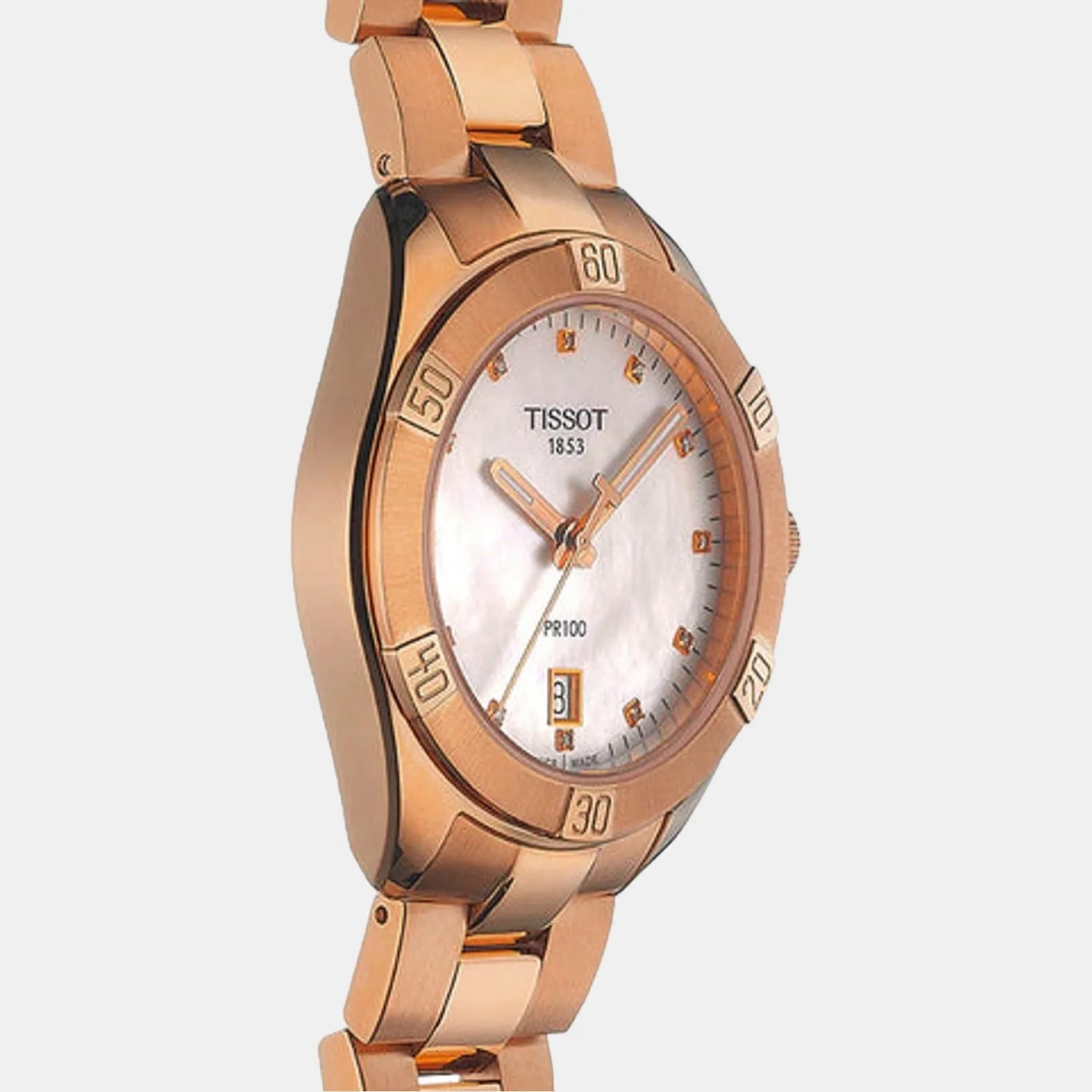 PR 100 Men Analog Stainless Steel Watch T1019103311600