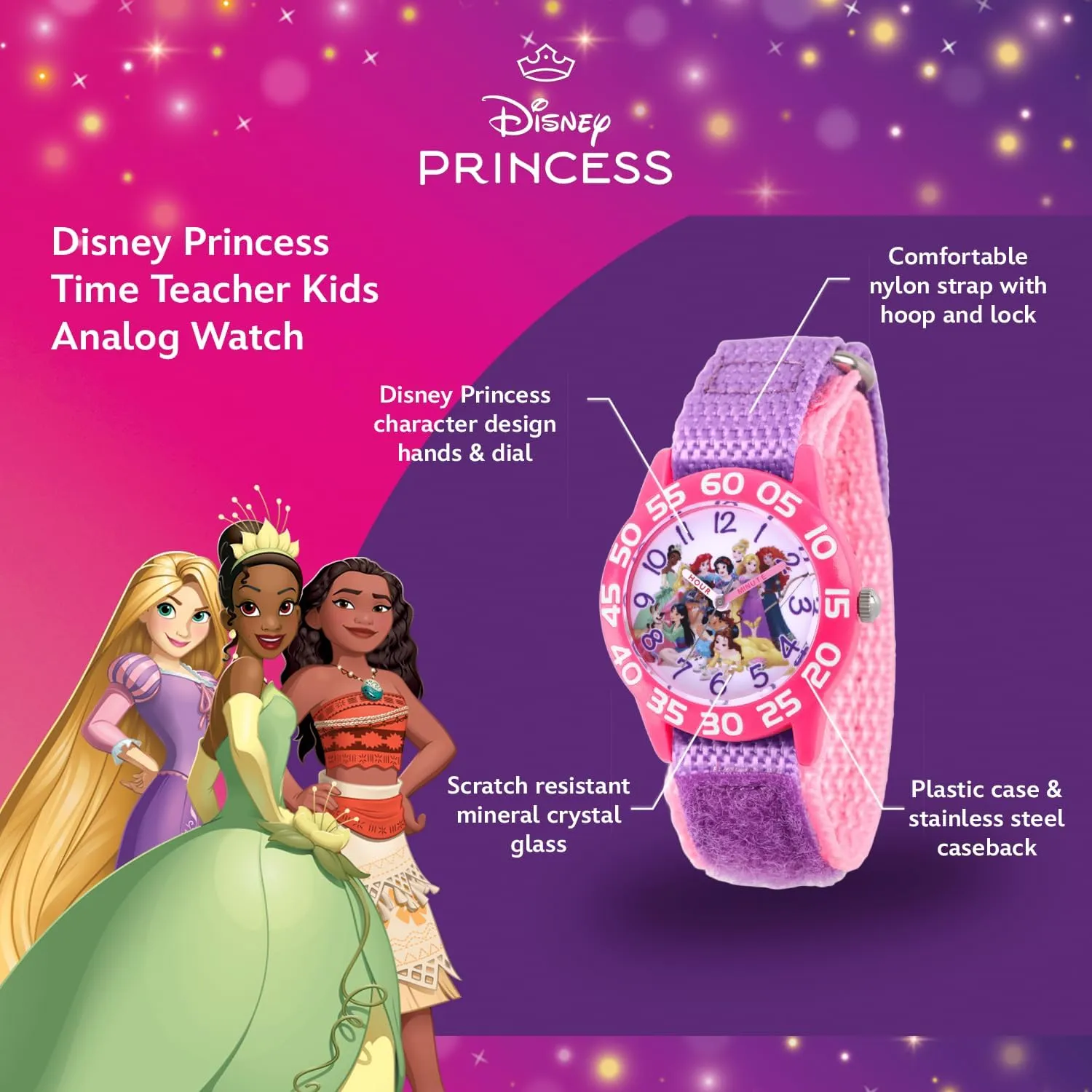 Princess Watch for midocean bell tunnel struggle Girls DISNEY 