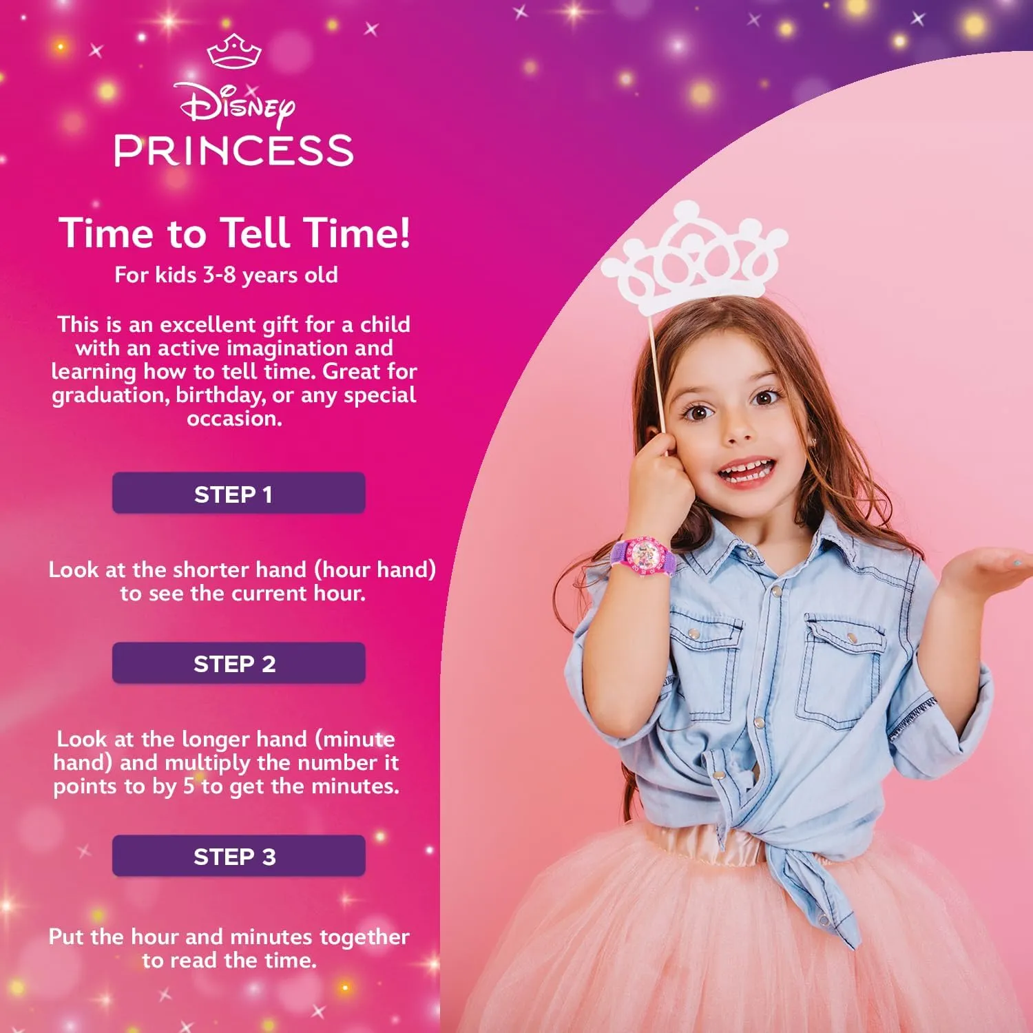 Princess Watch for midocean bell tunnel struggle Girls DISNEY 