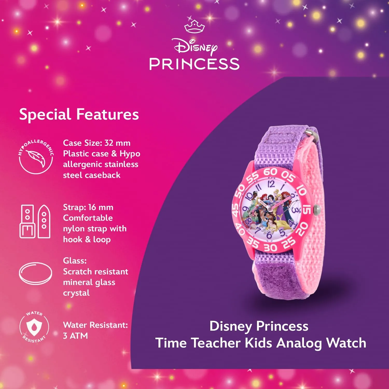 Princess Watch for midocean bell tunnel struggle Girls DISNEY 