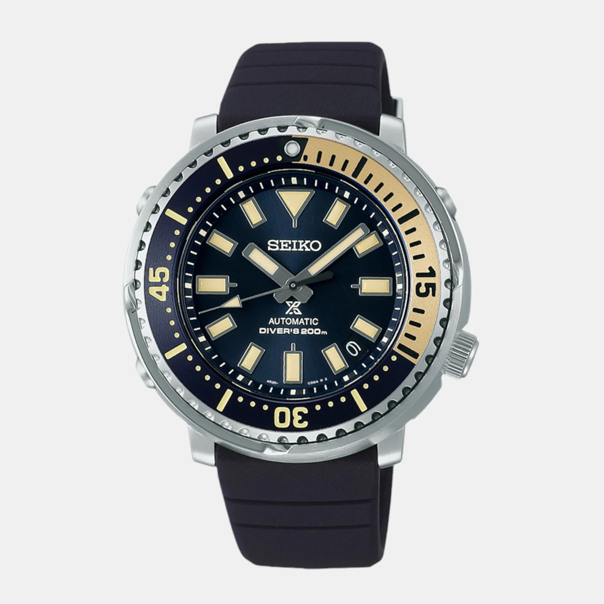 Prospex Men Automatic Navy Blue Dail Analog Silicone Watch SRPF81K1