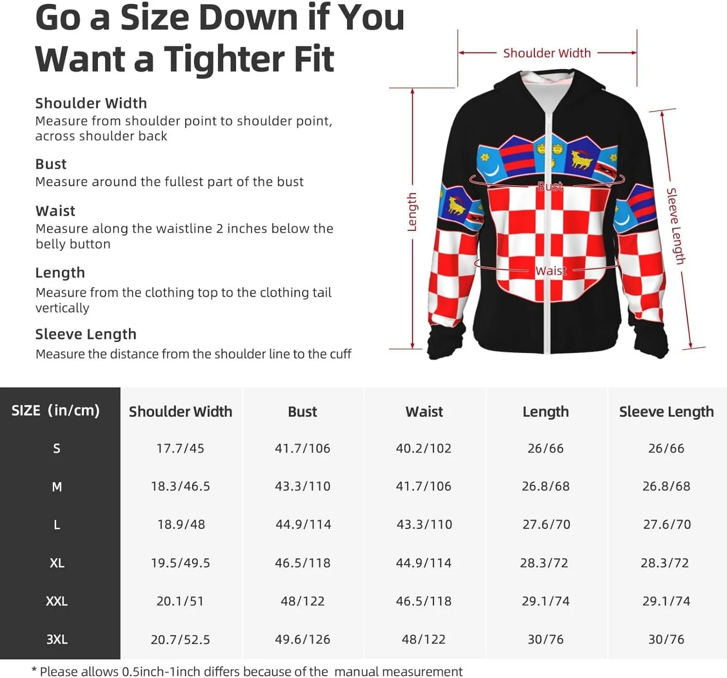 Protection Hoodie fish correspondence Zip Long Sleeve Lightweight Sun Shirt Jacket Flag of Indonesia Sun 