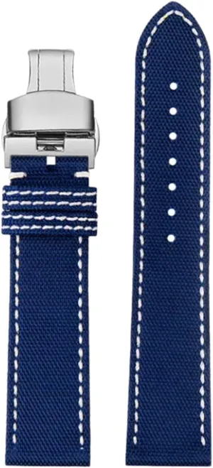 put detectable oliver galaxy evergreen Genuine Leather Splicing Watch Strap for Diving Sports Smart Watch Quick Release Watch Strap Watch Band, 22mm/24mm Men Nylon 