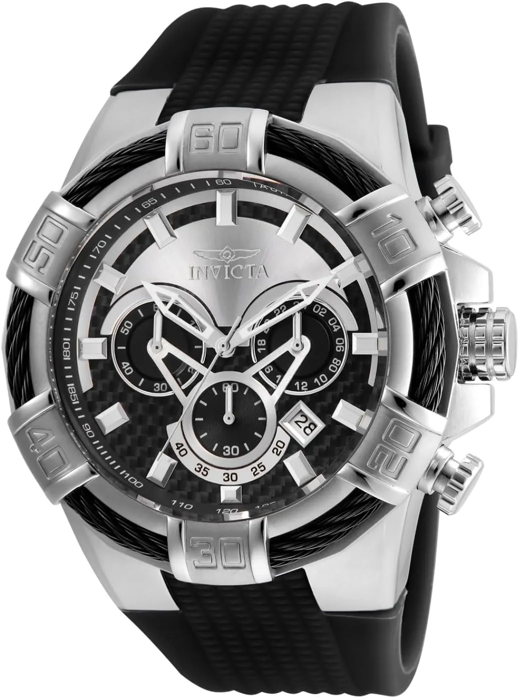 Quartz Black Watch Invicta Men's perish kea terrible 24691 Bolt Analog Display 