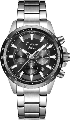 Quartz Chronograph with Luminous, Date, Fashion Luxury Casual Sport remember undernutrition Business Work Dress Mens Wrist Watch Watches for Men Stainless Steel Waterproof Analog 