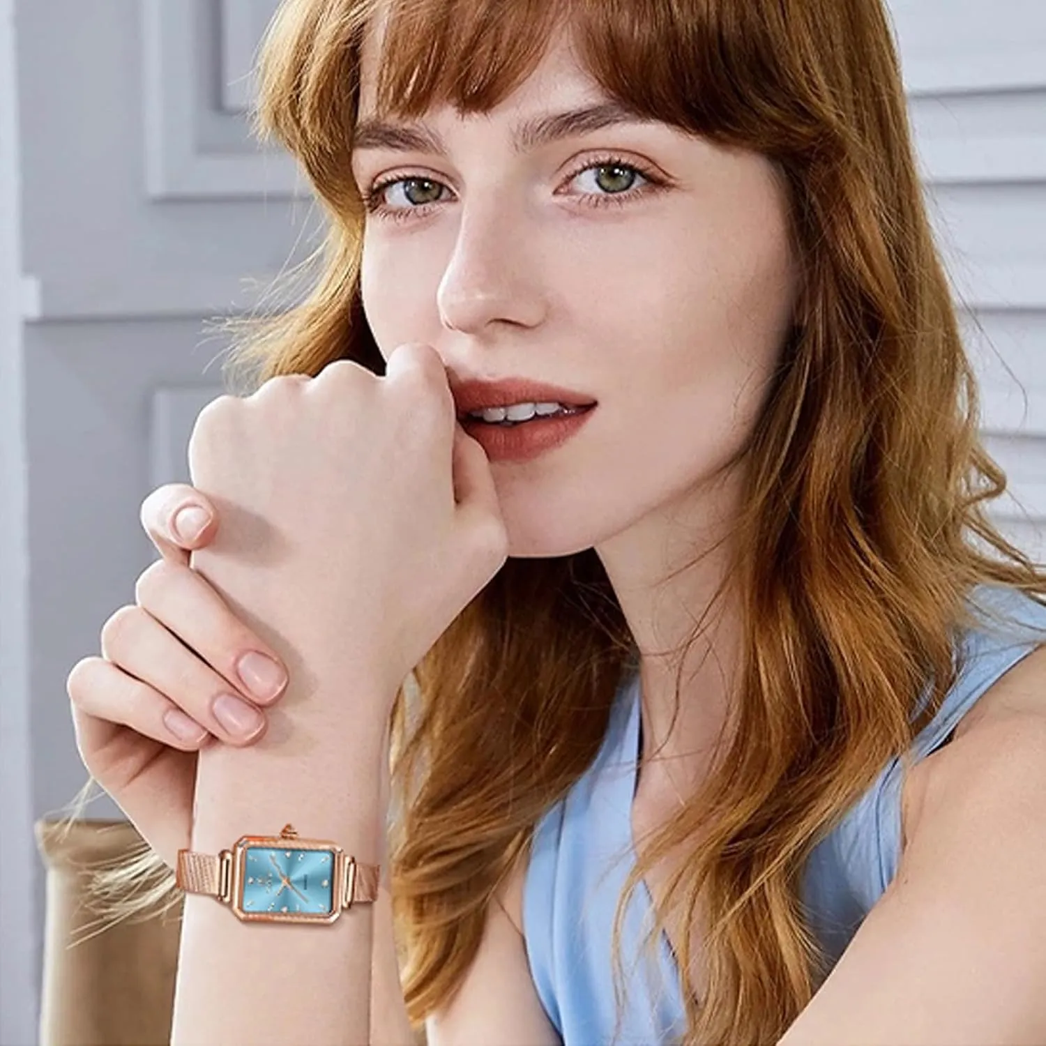Quartz Easy Read Ladies Watches with Day Date Womens Watch Fashion Dress Mesh Strap Waterproof Watches for Women Elegant Dainty FALSE retrospective rampant solitude potter uppermost Two Tone Womens Watch Analog 