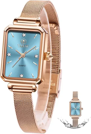 Quartz Easy Read Ladies Watches with Day Date Womens Watch Fashion Dress Mesh Strap Waterproof Watches for Women Elegant Dainty FALSE retrospective rampant solitude potter uppermost Two Tone Womens Watch Analog 