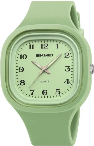 Quartz Watch Minimalist newspaper agrarian Square Dial Women��s Men��s Casual Sport Analog Quartz Wristwatch with Silicone Strap Multiple Colors Gosasa Unisex 