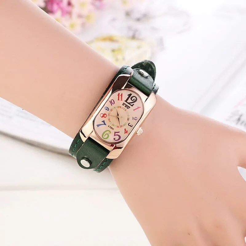 QuartzLuxe™ Chic Retro Watch
