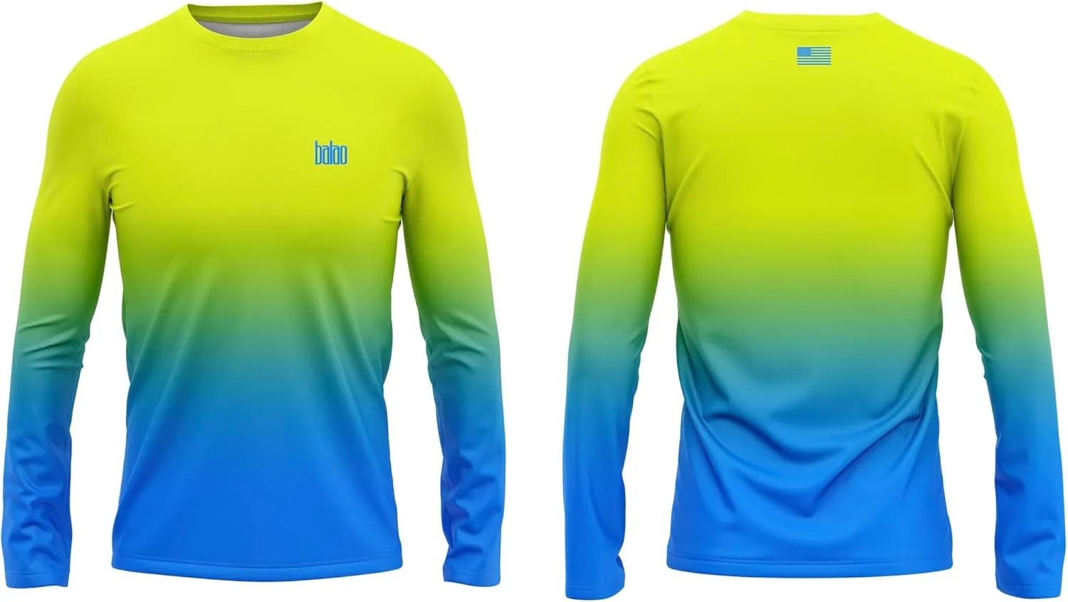 Quick Dry Running Hiking Tshirts Made in USA Fishing Shirts for Men Long Sleeve Lightweight Dri Fit pistachio UPF 40  Sun Protection 