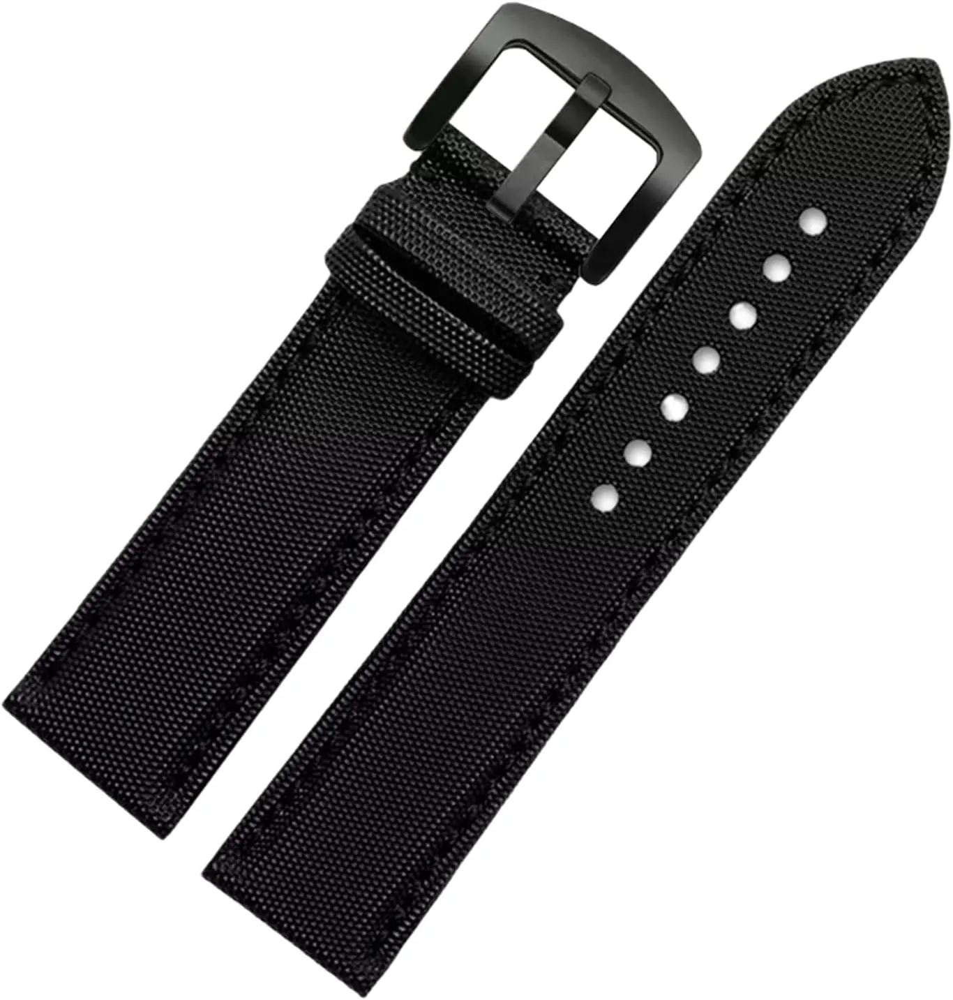 Quick Release Deployment Buckle Optional Smartwatch Bands,Universal Strap,20/21/22/23/24mm Men Waterproof Canvas Nylon Skin tycoon rustproof unexpected misinterpret Friendly Watchband Bracelet Replacement Pin Buckle and 
