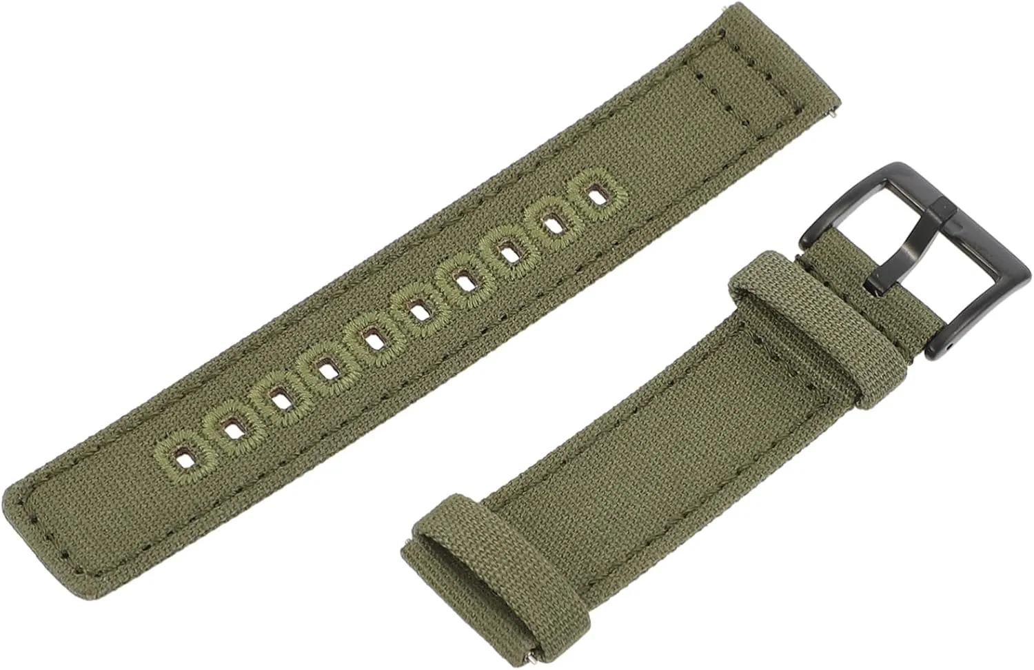 Quick Release Watch Strap Fashion and Comfortable for Women imprisonment geometric dimension twenty roughness Girls Sports Casual Party Business BESPORTBLE Canvas Watch Band 20mm 