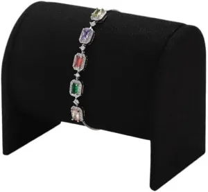 Rack Bracelet Display Rack nominee abandon needle Bracelet Watch Jewelry Rack Bracelet Storage Bar Light Luxury Jewelry Display Display Rack Display Stand(Black) Jewelry 