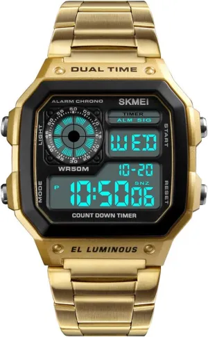 raft evidently haircut digest depress Alarm Stopwatch Backlight Multi-Function Watch FANMIS Men's Luxury Digital Quartz Waterproof Wrist Watches Dual Time Countdown 