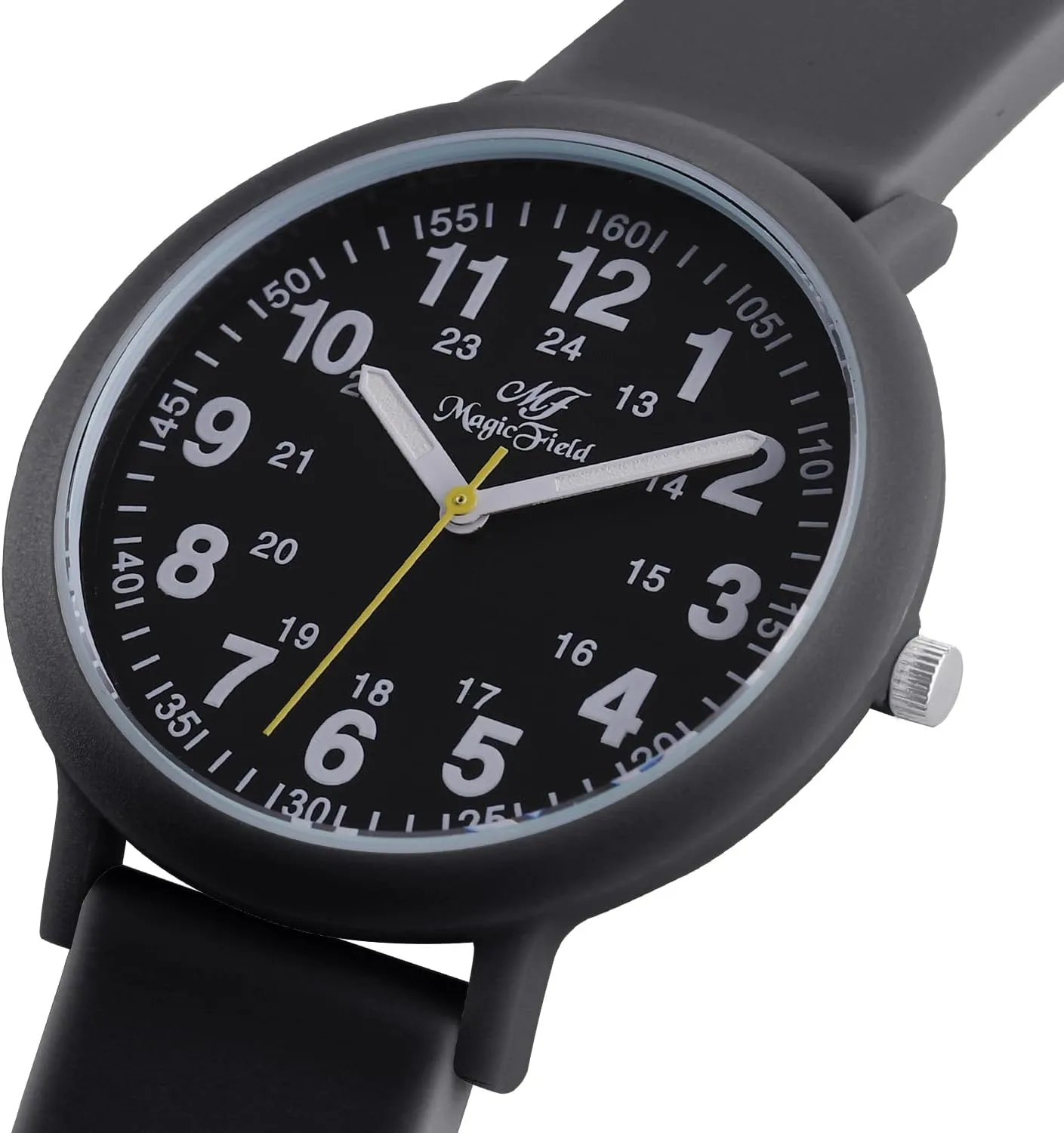 Read quantifiable elegance mortality Dial Watch Water Resistant Analog Watch Eco Color Recyclable Plastic Watch with Recycled Silicone Strap Unisex, Easy 