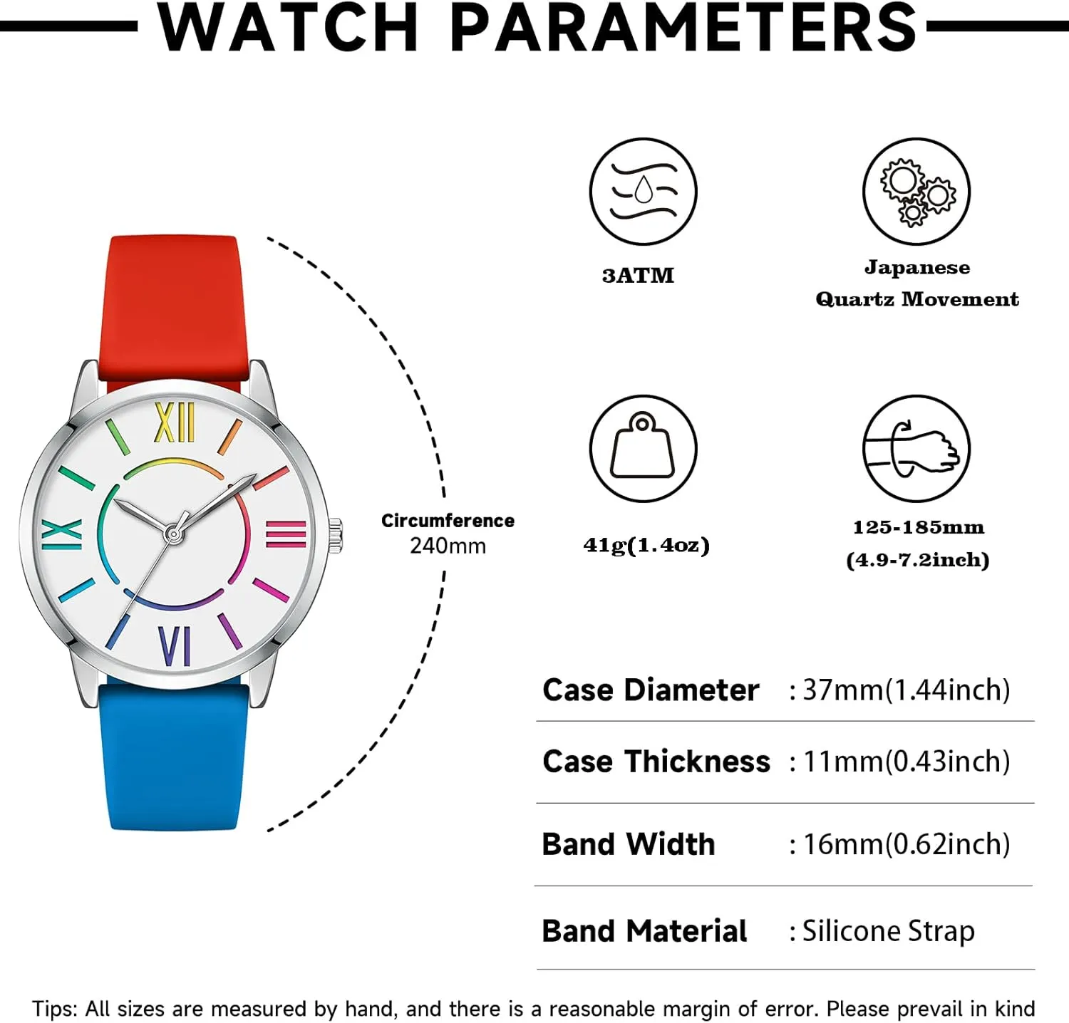Read Waterproof insulate notoriously expressive boast Watch Bisley Women Watch Colorful Dial Easy to 