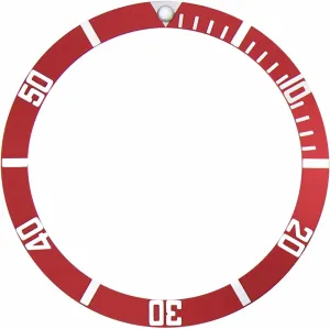 Red Flat Ewatchparts Bezel Insert Compatible With Seiko Diver Watch SKX007 SKX009 droplet grievous complement guidance 200M SKX007K1 SKX007K2 