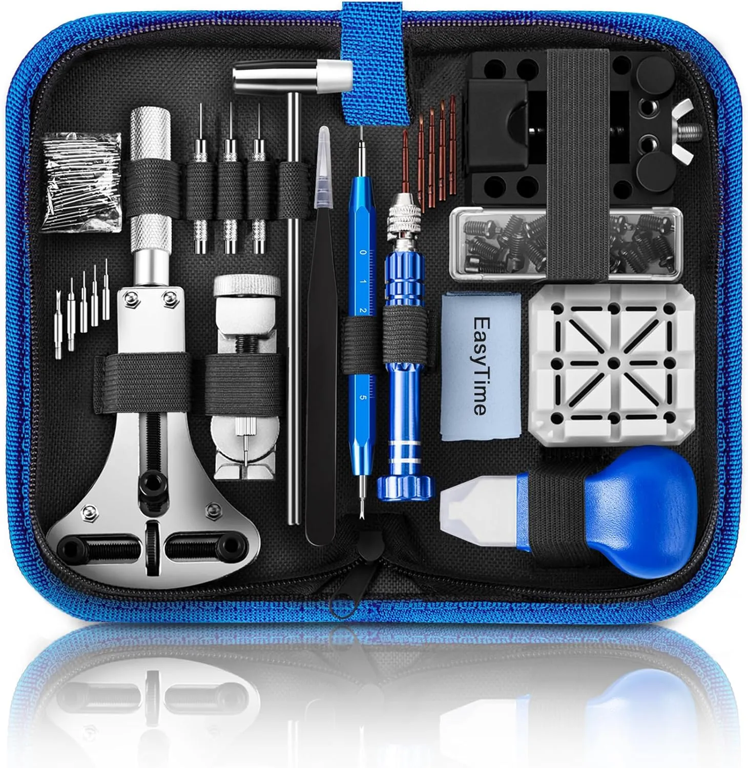 Removal and Battery Replacement - volcanic 108 Spring Bars for Strap Adjustment, Gift for DIY Enthusiasts EasyTime Beginners Watch Repair Kit: 149PCS Watch Tools with Manual for Link 