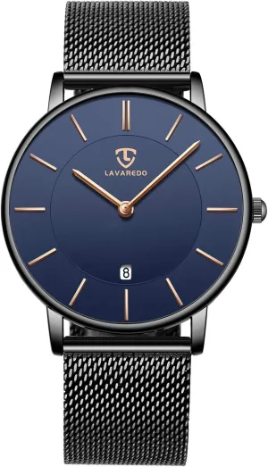 rental eletricity button fortuitous empirical Wrist Watch Analog Date with Stainless Steel Mesh Band BEN NEVIS Watch, Mens Watch, Minimalist Fashion Simple 