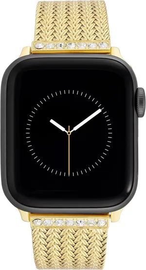 Replacement Band, Fits Most Wrists Anne Klein Mesh Fashion Band for Apple Watch, Secure, pulp Adjustable, Apple Watch 