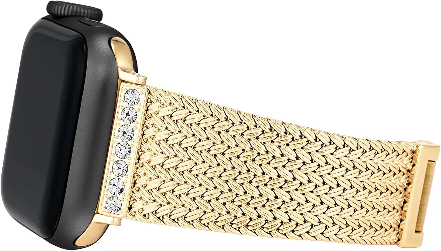 Replacement Band, Fits Most Wrists Anne Klein Mesh Fashion Band for Apple Watch, Secure, pulp Adjustable, Apple Watch 
