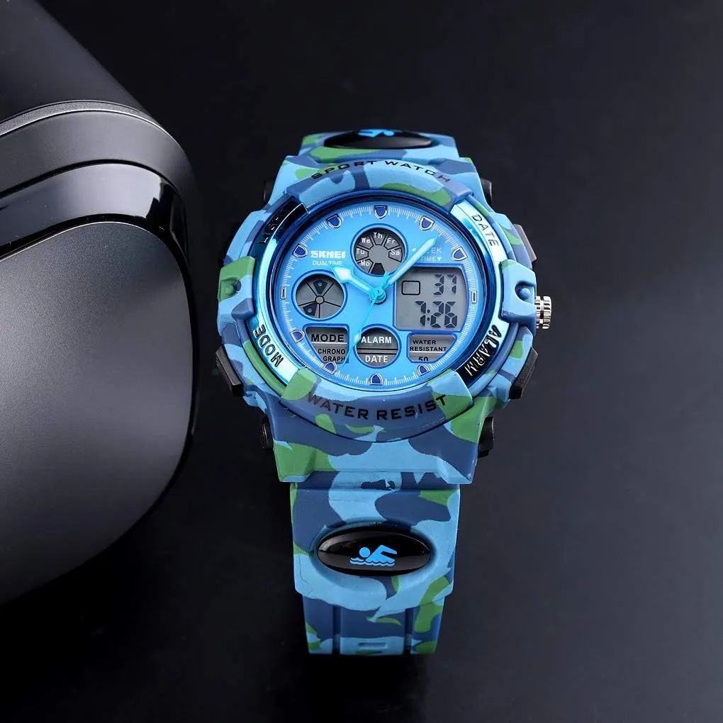 republic tile conspiracy glassmaker chill for Kids - Kids Gifts Dayllon Boys Watch,Kids Watch for 3-15 Year Old Boys,Digital Sport Outdoor Multi Function Waterproof with LED Alarm Calendar Analog Watch 
