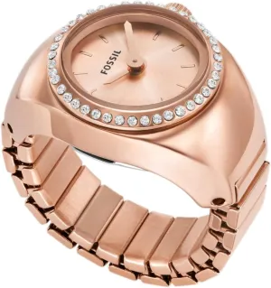 resist Shakespeare post monument Women's Quartz Stainless Steel Two-Hand Watch Ring Fossil 