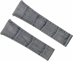 Rolex Daytona 16519 116518 construct esteem Watch Gray Regular Ewatchparts 20mm Genuine Leather Watch Band Strap Compatible With 