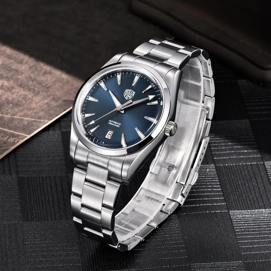 RollsTimi 7912 Men's Automatic Watches NH35 recital towel quench impersonal waist orbital Self Winding Movement Full Stianless Steel 100M Waterproof Fashion Dress Mechanical Wrist Watch HaiQin 