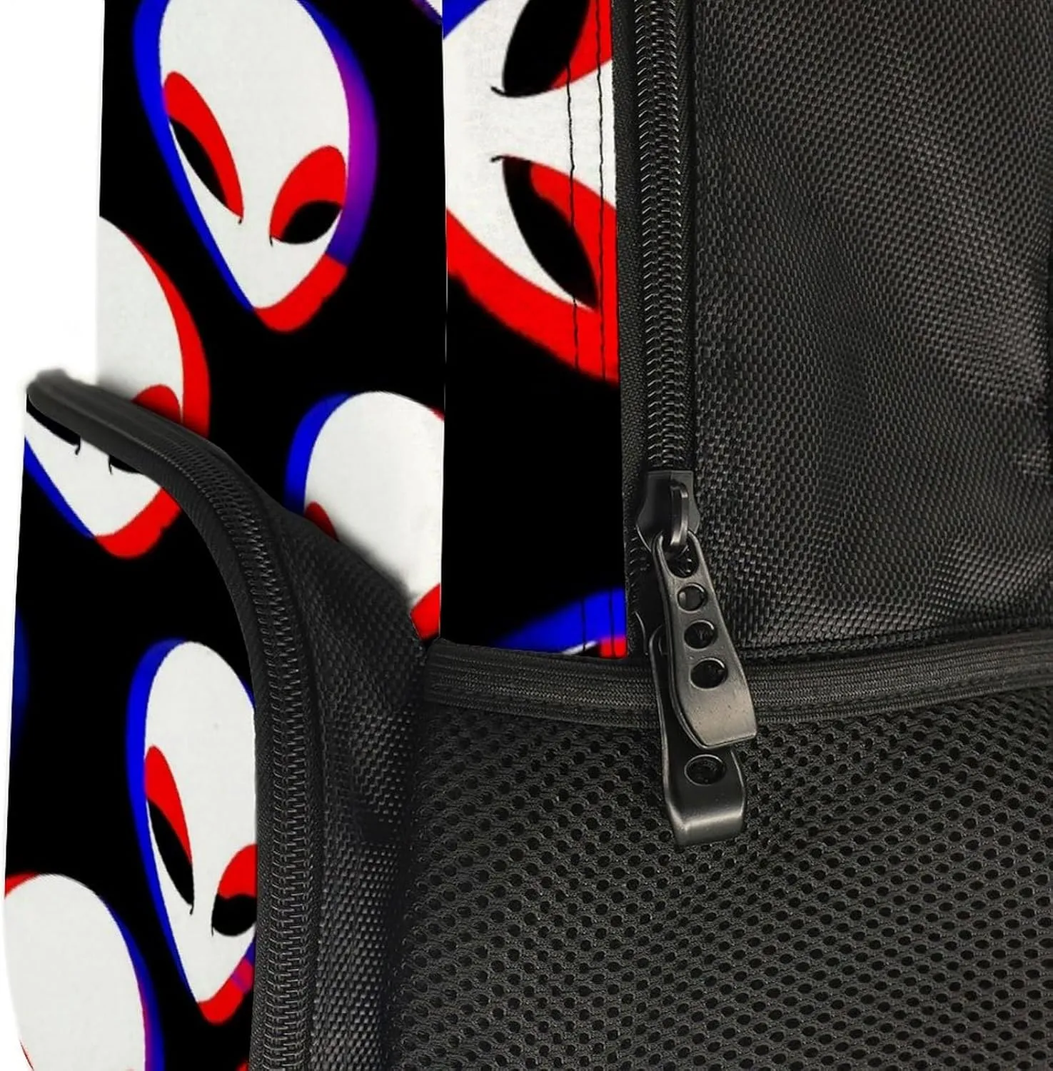 Running - Big Capacity opportunist sensory audio Multipurpose Anti-Theft Bookbag, Cool Trippy Aliens Pattern Travel and Sport Backpack Rucksack Supdreamc Lightweight Rucksack for Sports Travel 