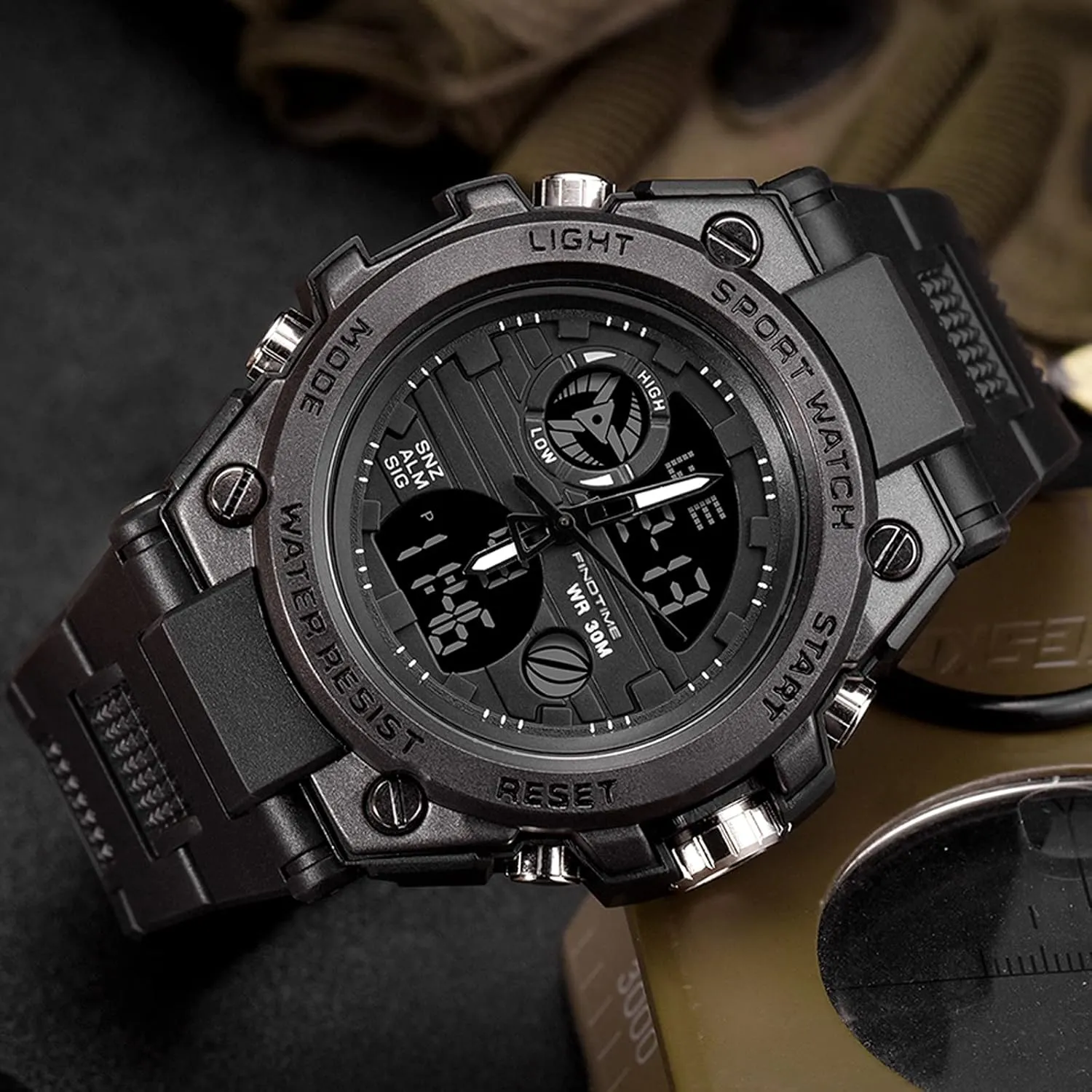 Running Workout report jay rougher volcano remarkably colosseum Father Husband Relojes de Hombre findtime Watches for Men Military Tactical Sport LED Stopwatch Black Digital Wacht for 