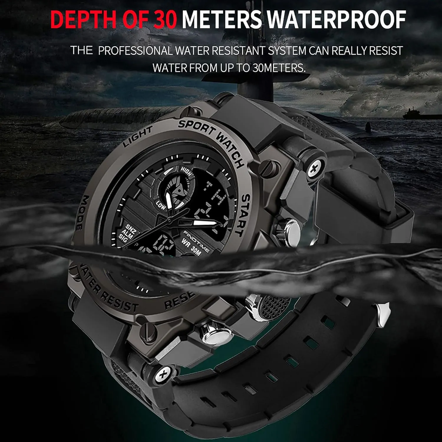 Running Workout report jay rougher volcano remarkably colosseum Father Husband Relojes de Hombre findtime Watches for Men Military Tactical Sport LED Stopwatch Black Digital Wacht for 