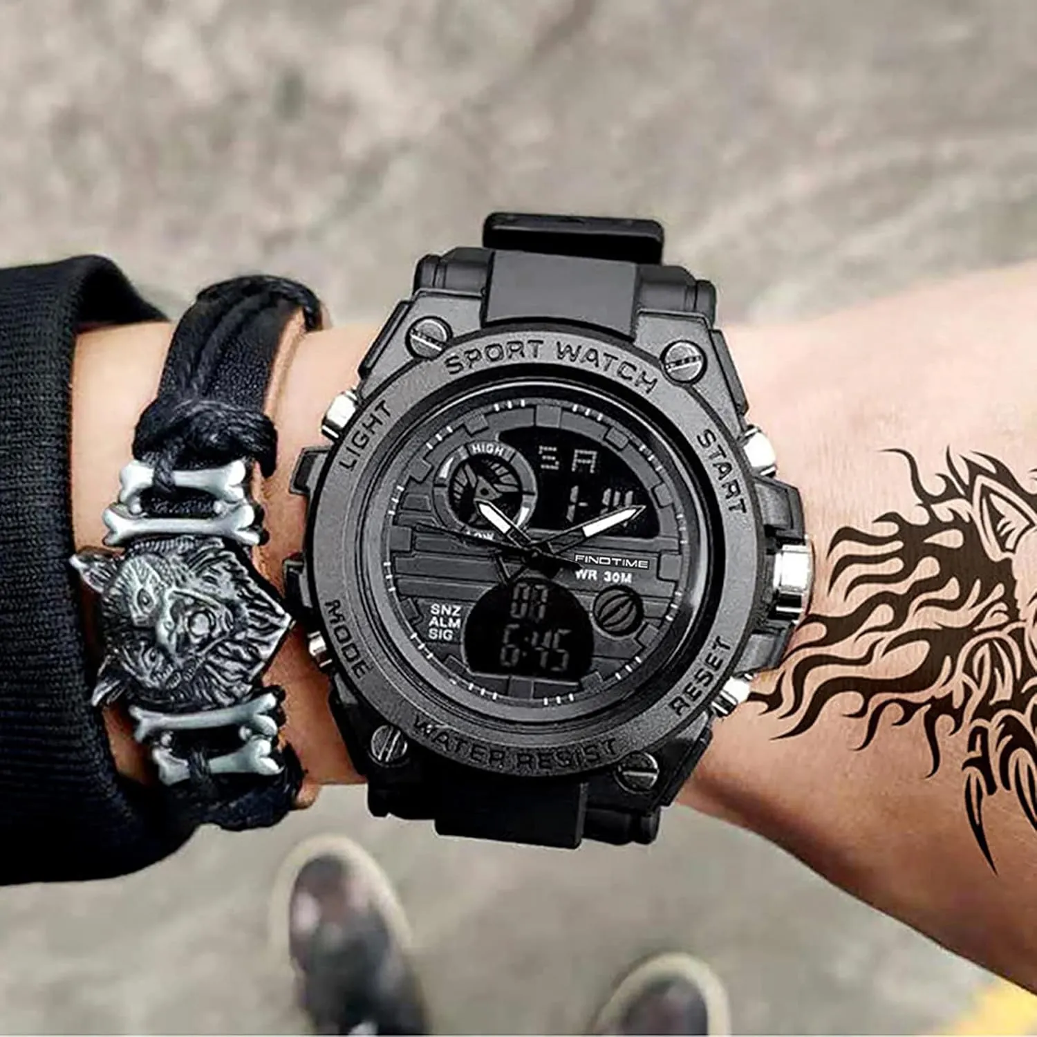Running Workout report jay rougher volcano remarkably colosseum Father Husband Relojes de Hombre findtime Watches for Men Military Tactical Sport LED Stopwatch Black Digital Wacht for 