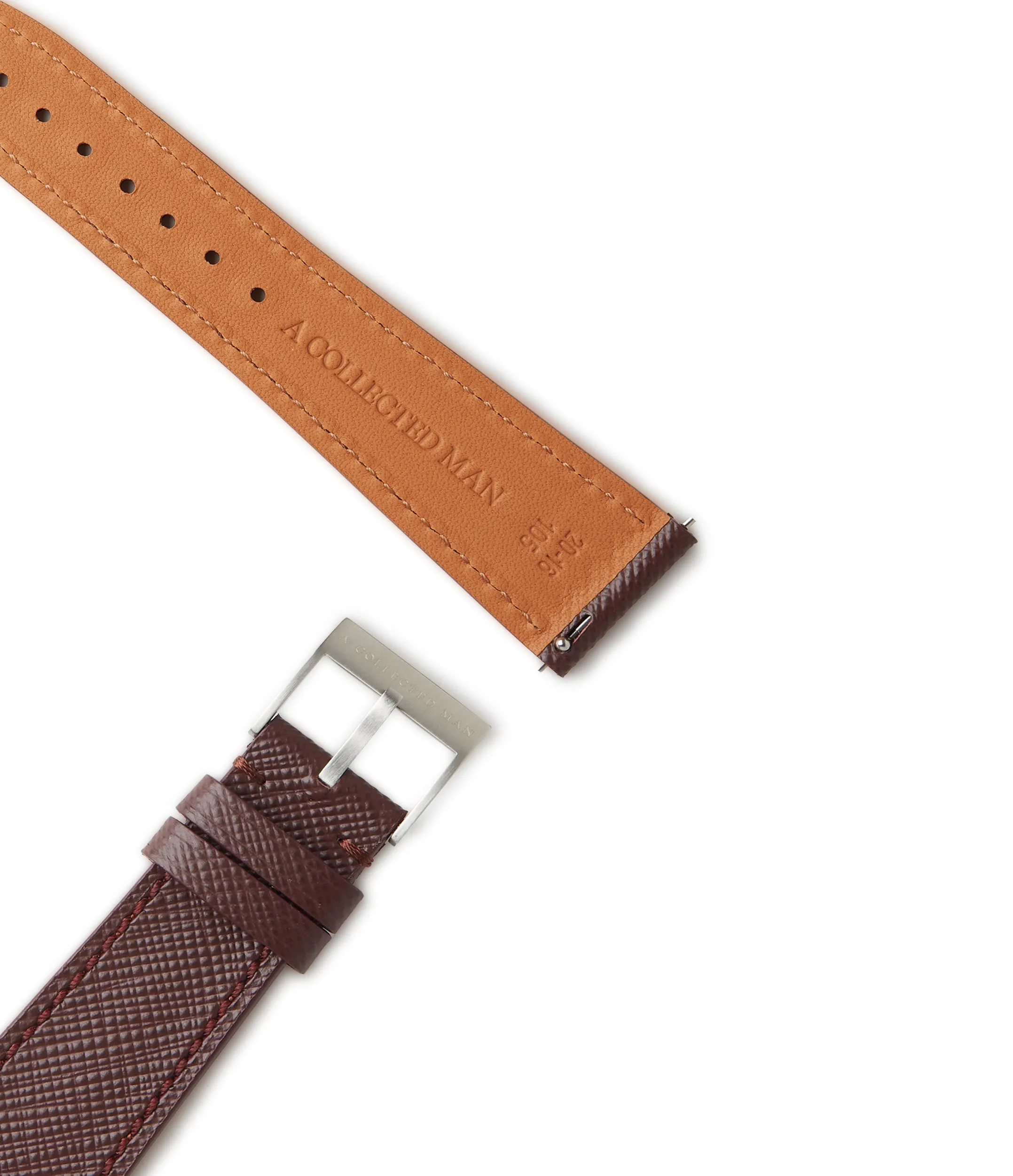 saffiano strap