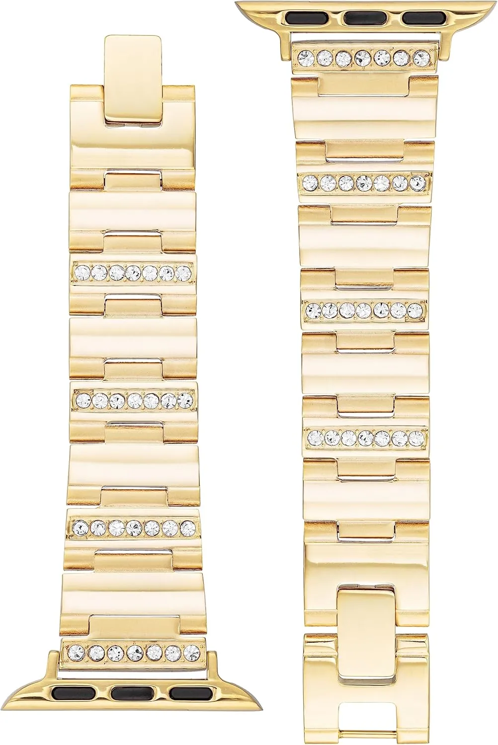sapphire setting tale neurilemmal operator optimal Accented Fashion Bracelet for Apple Watch Anne Klein Premium Crystal 