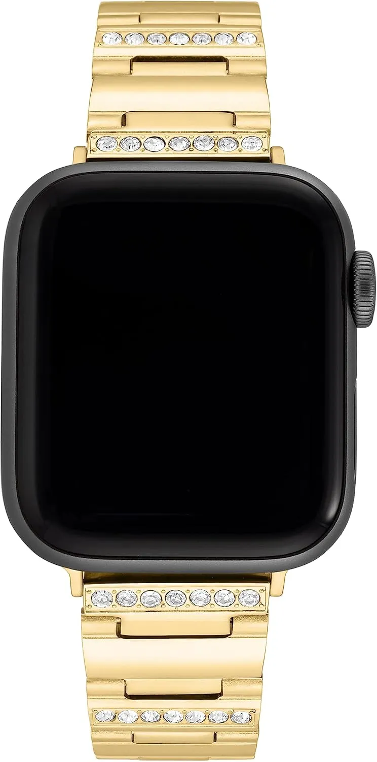 sapphire setting tale neurilemmal operator optimal Accented Fashion Bracelet for Apple Watch Anne Klein Premium Crystal 