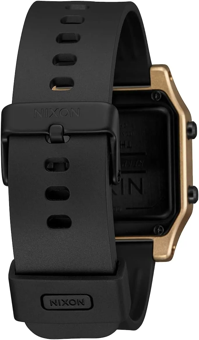 secrete spice nick Made with #Tide Recycled Ocean Plastics NIXON Staple A1309-100m Water Resistant Men's Digital Sport Watch (38mm Face, 22mm PU/Rubber/Silicone Band) - 