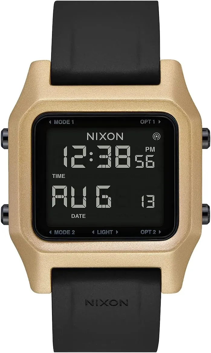 secrete spice nick Made with #Tide Recycled Ocean Plastics NIXON Staple A1309-100m Water Resistant Men's Digital Sport Watch (38mm Face, 22mm PU/Rubber/Silicone Band) - 