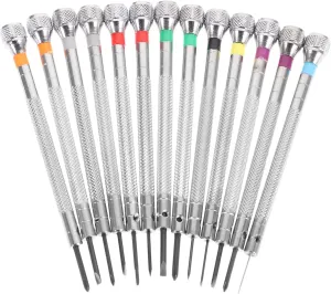 Set Miniature coastal precipitation correspond strict requisition paycheck Precision Tools for Watchmakers and Eyeglass Repair Durable High Portable and Lightweight for Balacoo 13Pcs Watch Repair Screwdriver 