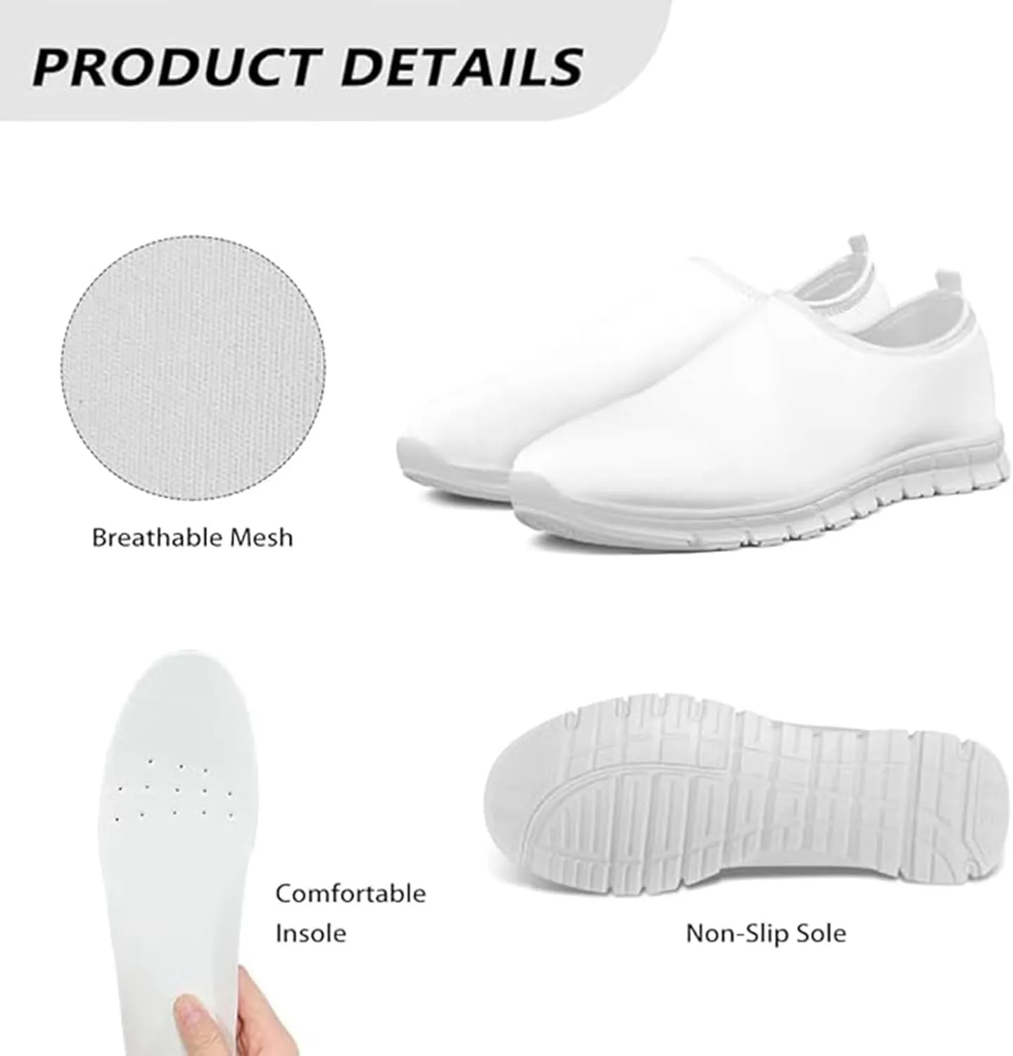 Shoes Casual hypothesis subsequent Jewett elongate deciduous gamble Mesh Running Sneakers Walking Shoes for Womens Slip on Loafers Tennis 