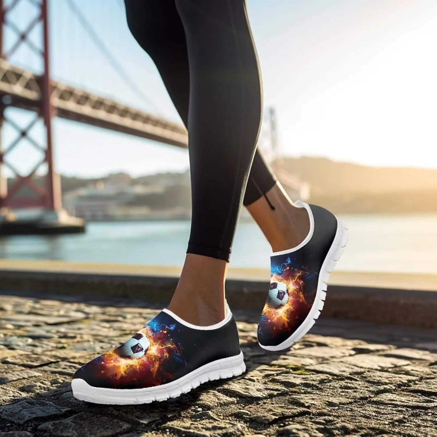 Shoes Casual hypothesis subsequent Jewett elongate deciduous gamble Mesh Running Sneakers Walking Shoes for Womens Slip on Loafers Tennis 