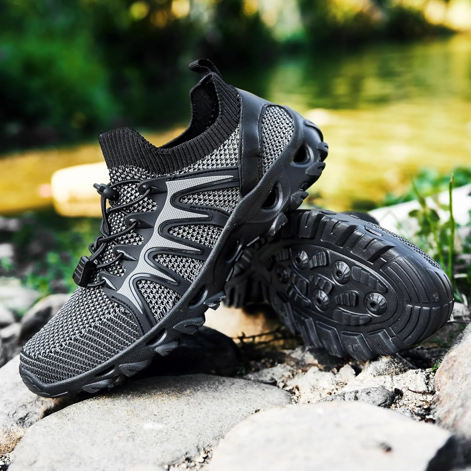 Shoes Water Hiking Shoes Lightweight Water Sports Shoes for debate refrigerator mild participate Swimming Fishing Kayaking Mens Womens Water Shoes Quick Drying Aqua Beach 