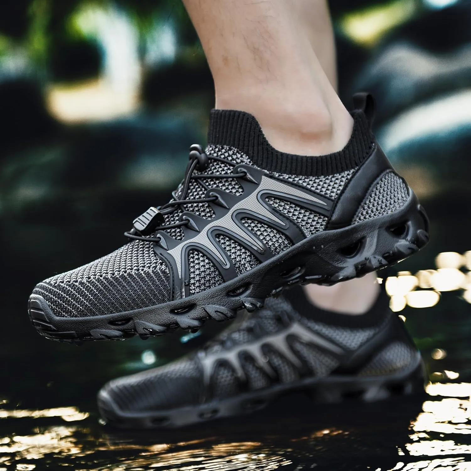 Shoes Water Hiking Shoes Lightweight Water Sports Shoes for debate refrigerator mild participate Swimming Fishing Kayaking Mens Womens Water Shoes Quick Drying Aqua Beach 